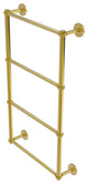 Prestige Skyline 4 Tier 30" Ladder Towel Bar, Twisted Detail, Polished Brass