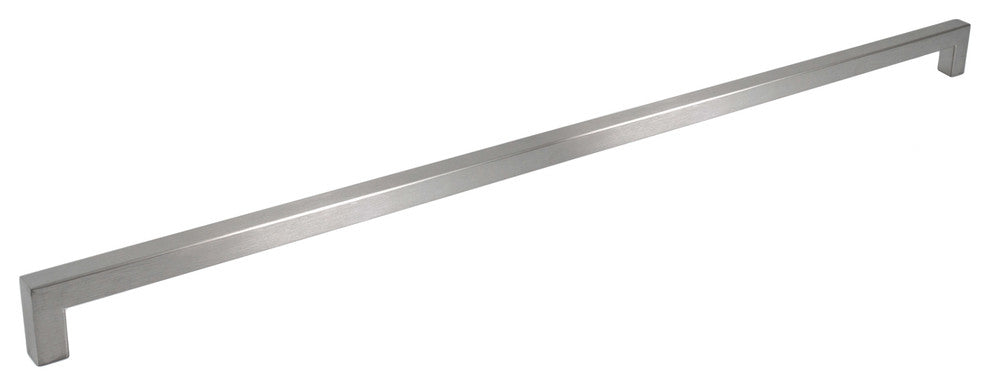 Celeste Square Bar Pull Cabinet Handle Brushed Nickel Stainless 12mm, 18"