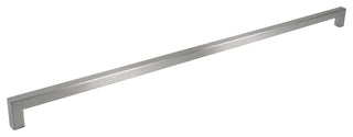 Celeste Square Bar Pull Cabinet Handle Brushed Nickel Stainless 12mm, 18