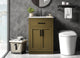 Home Living 24" Single Bathroom Vanity, Chestnut Brown