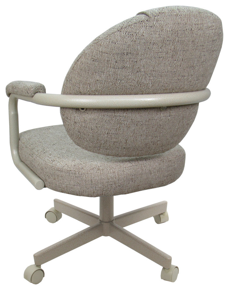 M-70 Caster Swivel Tilt Kitchen Chair with Wheels, Hemsath Driftwood - Beige