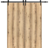 Double Barn Door 60 x 96 | Planum 0010 Oak | 13FT