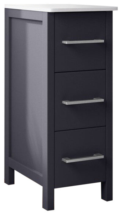 Vanity Art Vanity Cabinet, 12", Espresso