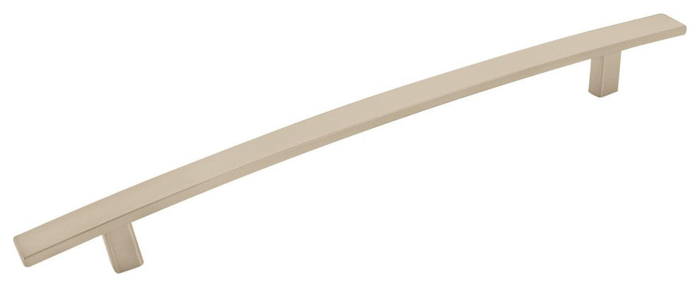 Amerock Cyprus Appliance Pull, Satin Nickel, 12" Center-to-Center