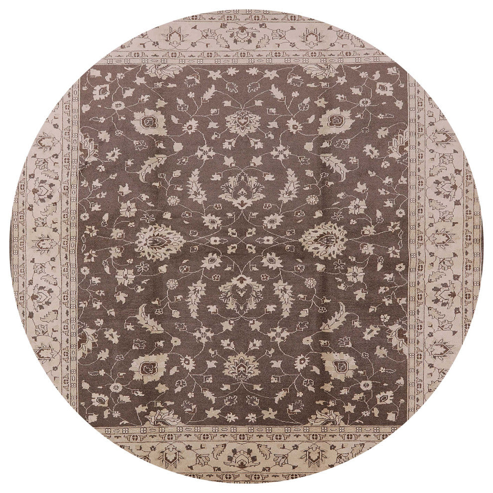 Ahgly Company Indoor Round Mid-Century Modern Area Rugs, 4' Round