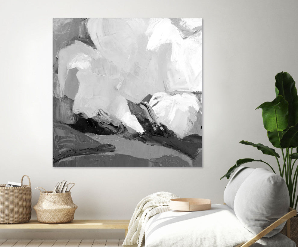 Meadow Vally Fire V1 - 54 x 54 by Julie Devine
