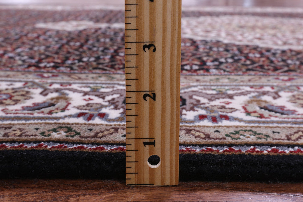Wool & Silk Hand-Knotted Persian Tabriz Runner Rug 4' 1" X 16' 1" - Q13019
