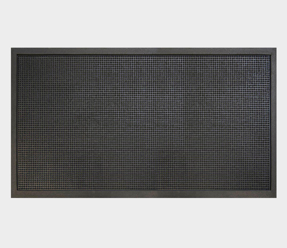 Heavy Duty Rubber Stud Multi-Utility Doormat, 36"x72"