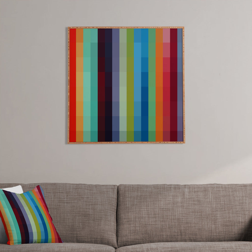 Deny Designs Madart Inc City Colors Framed Wall Art