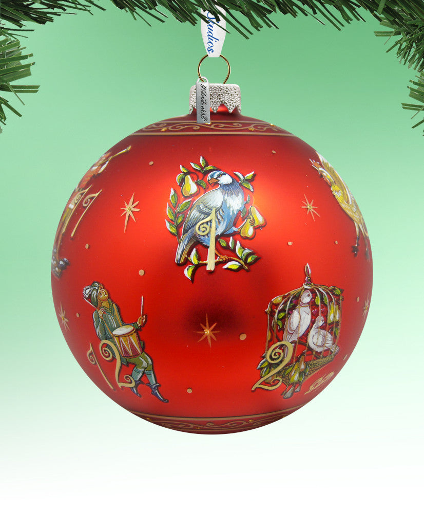12 Days Of Christmas Glass Le