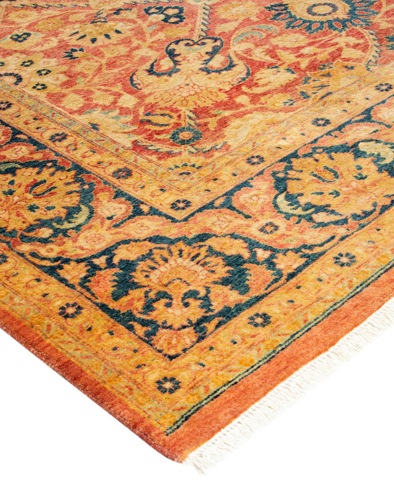 Mogul, One-of-a-Kind Hand-Knotted Area Rug Purple, 6' 1 x 8' 10
