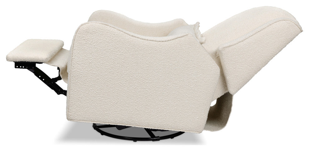 Devon Recliner and Swivel Glider, Ivory Boucle