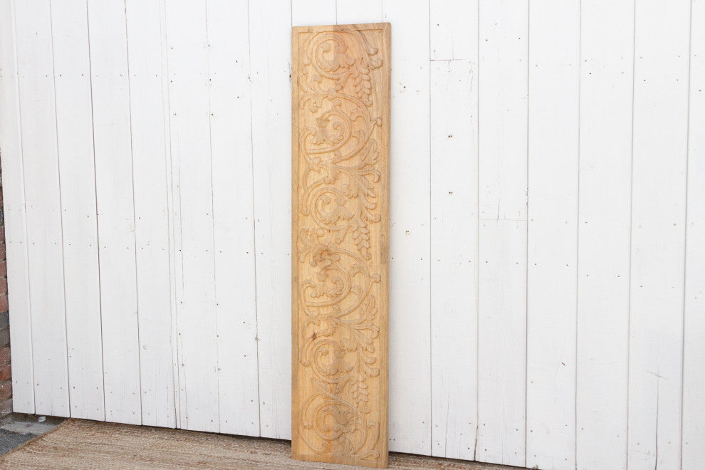 Reclaimed Wood French Colonial Carving