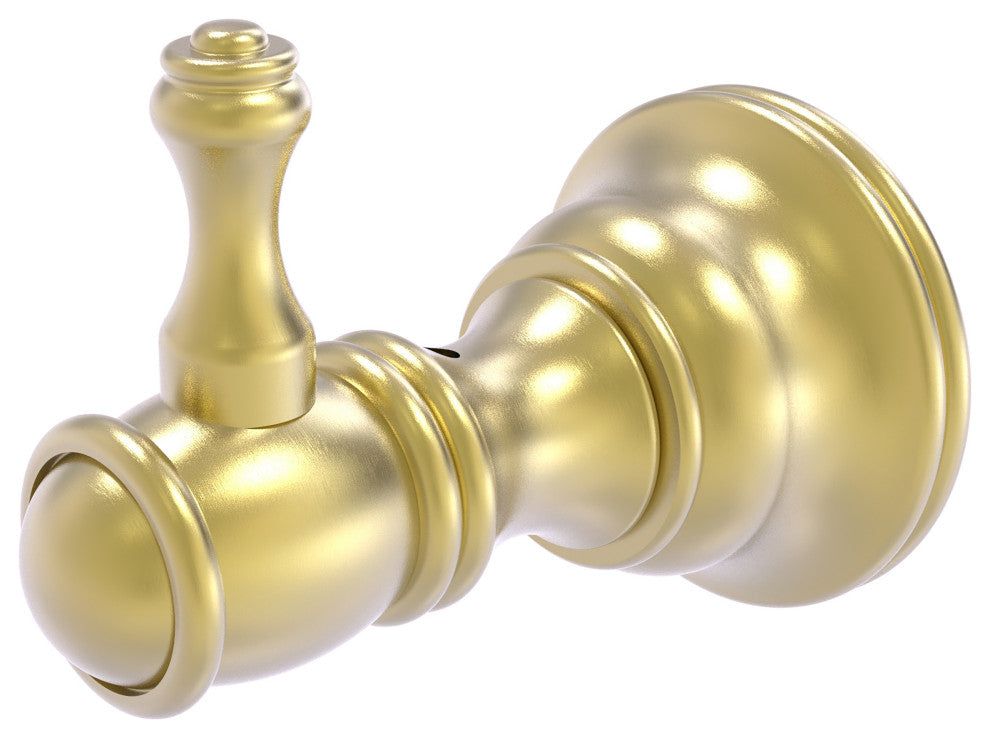 Carolina Robe Hook, Satin Brass