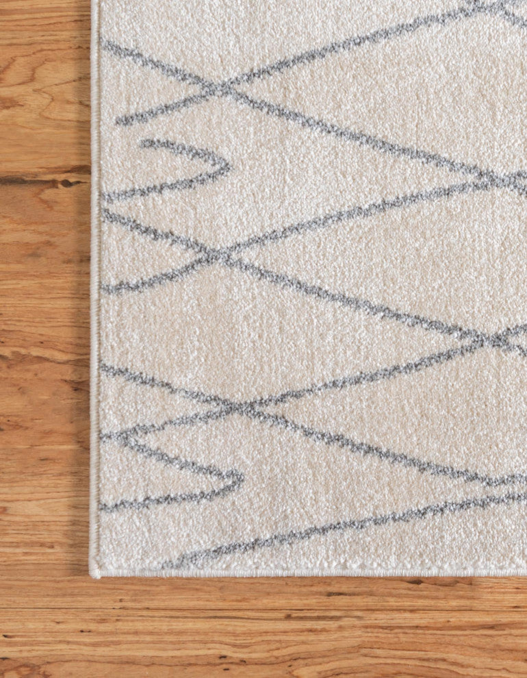 Rug Unique Loom Fez Ivory Rectangular 5' 0 x 8' 0