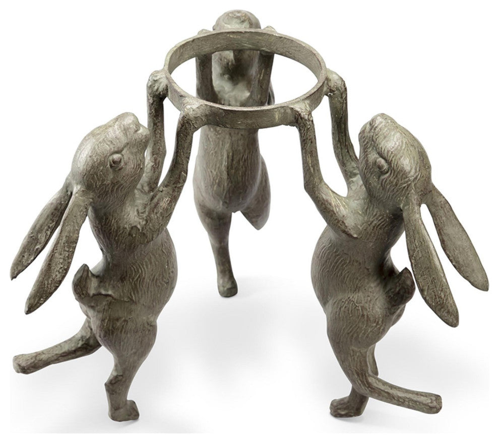 Rabbit Triplets Planter Holder