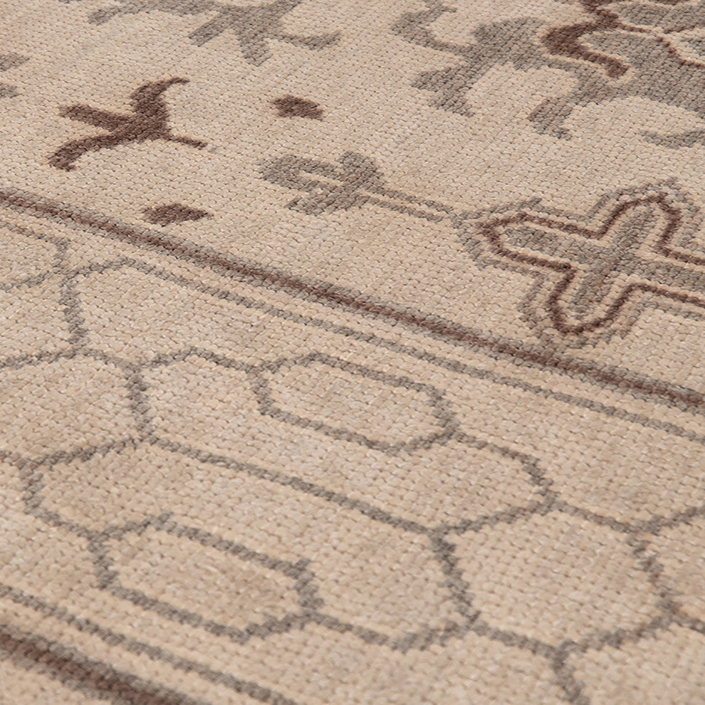 Empress Kingsley Area Rug, Taupe, 2' x 3', Bordered