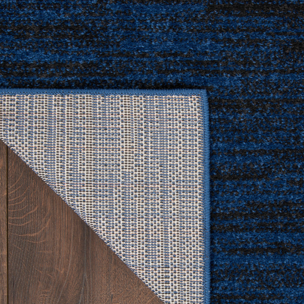 Nourison Essentials 2' x 4' Midnight Blue Outdoor Area Rug