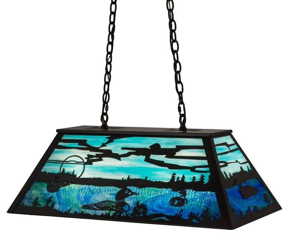 33 Long Loon Oblong Pendant