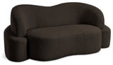 Principessa Boucle Fabric Chair, Brown, Loveseat