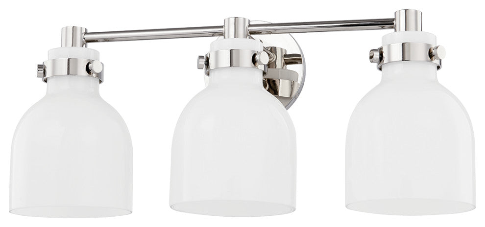 Elli 3-Light Bath Vanity Polished Nickel