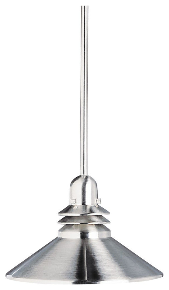 Kichler Grenoble 1 Light Mini Pendant in Brushed Nickel