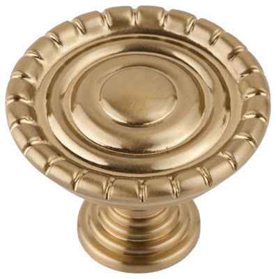 Sumner Street Home Hardware Laurel Knob, Satin Brass