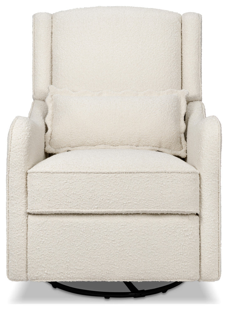 Devon Recliner and Swivel Glider, Ivory Boucle