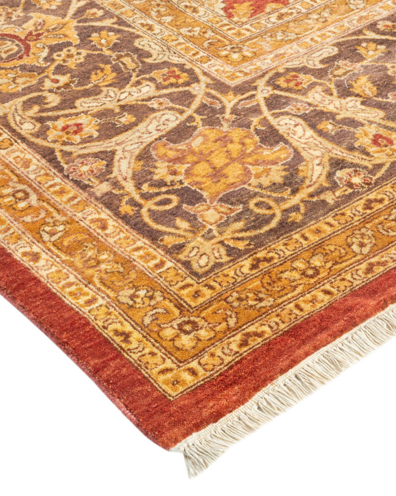 Mogul, One-of-a-Kind Hand-Knotted Area Rug Orange, 8'4"x10'3"