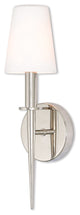 Livex Lighting Witten Light ADA Wall Sconce, Polished Nickel