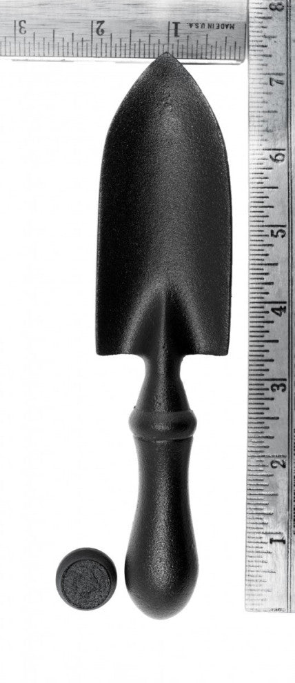 Door Knocker Black Cast Iron Trowel 7" H x 1 5/8" W |