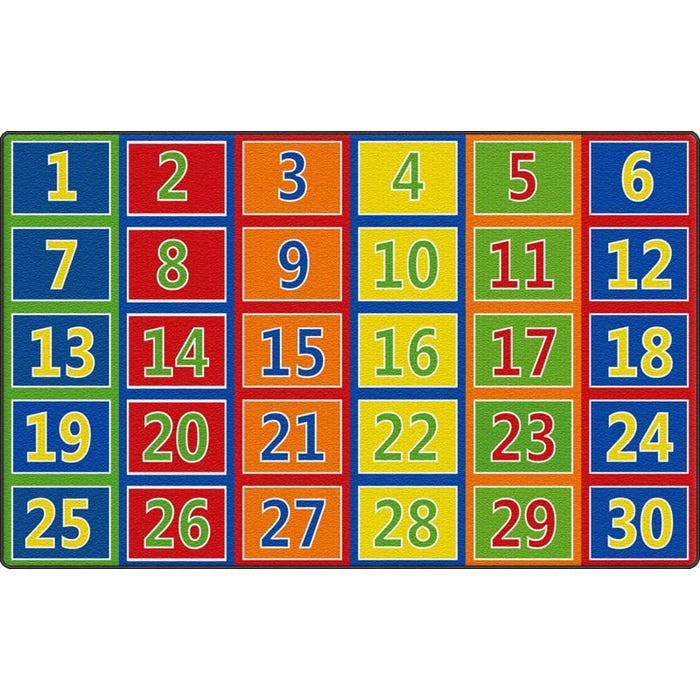 Flagship Carpets FE376-58A 10'6x13'2 Number Rows 123's Seats 35 Primary Rug