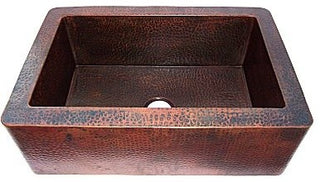 Farmhouse Hammered Copper Kitchen Sink IV