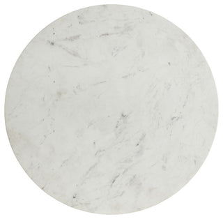 Emery Marble Dining Table, Brushed Gold