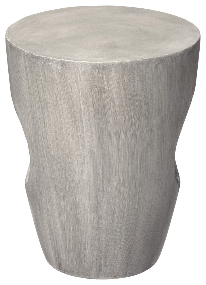 Multi-functional MGO Faux Concrete Garden Stool or Plant Stand or Accent Table