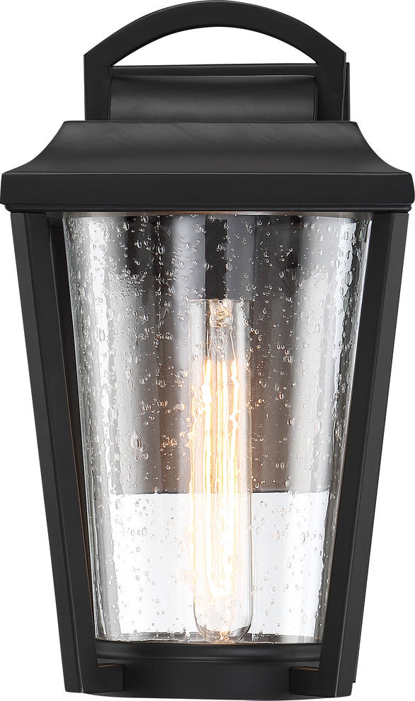 Nuvo 1-Light Lakeview Aged Bronze Medium Lantern Wall Mount Light