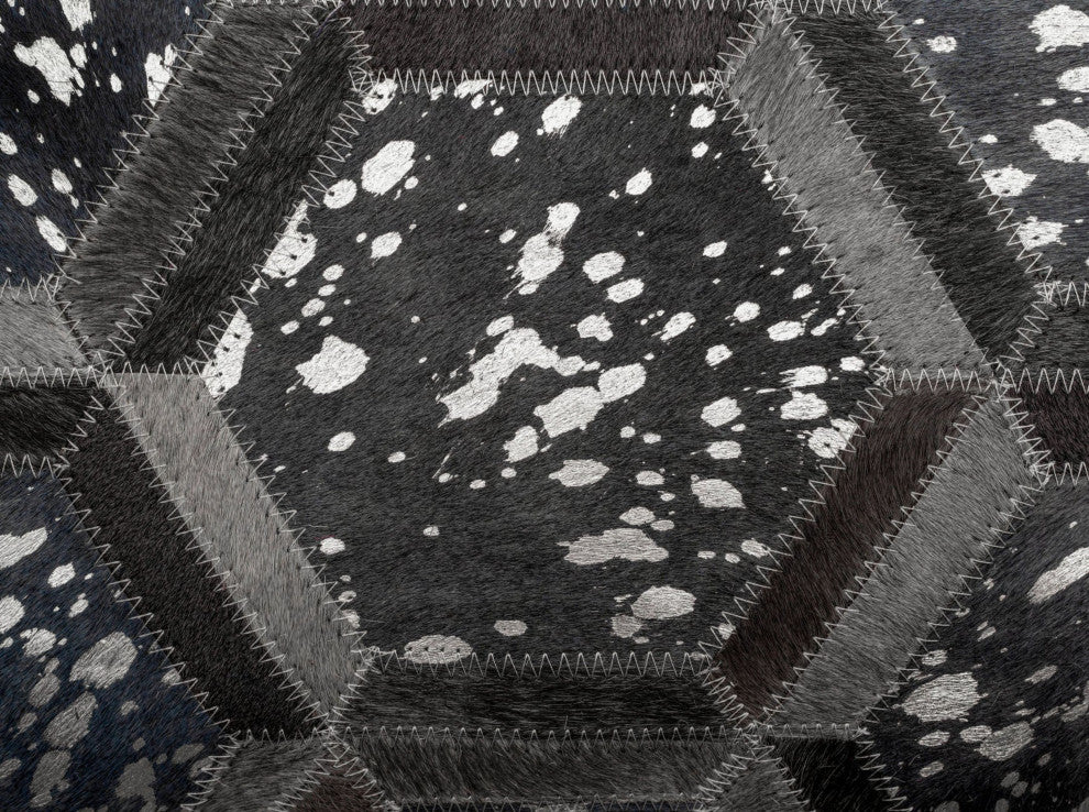 Canvello Cowhide Leather Throw Pillow Cover With Insert, 16"x24"