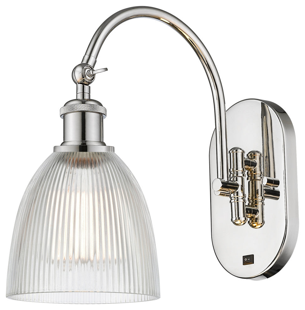 Innovations 518-1W-PN-G382 1-Light Sconce, Polished Nickel