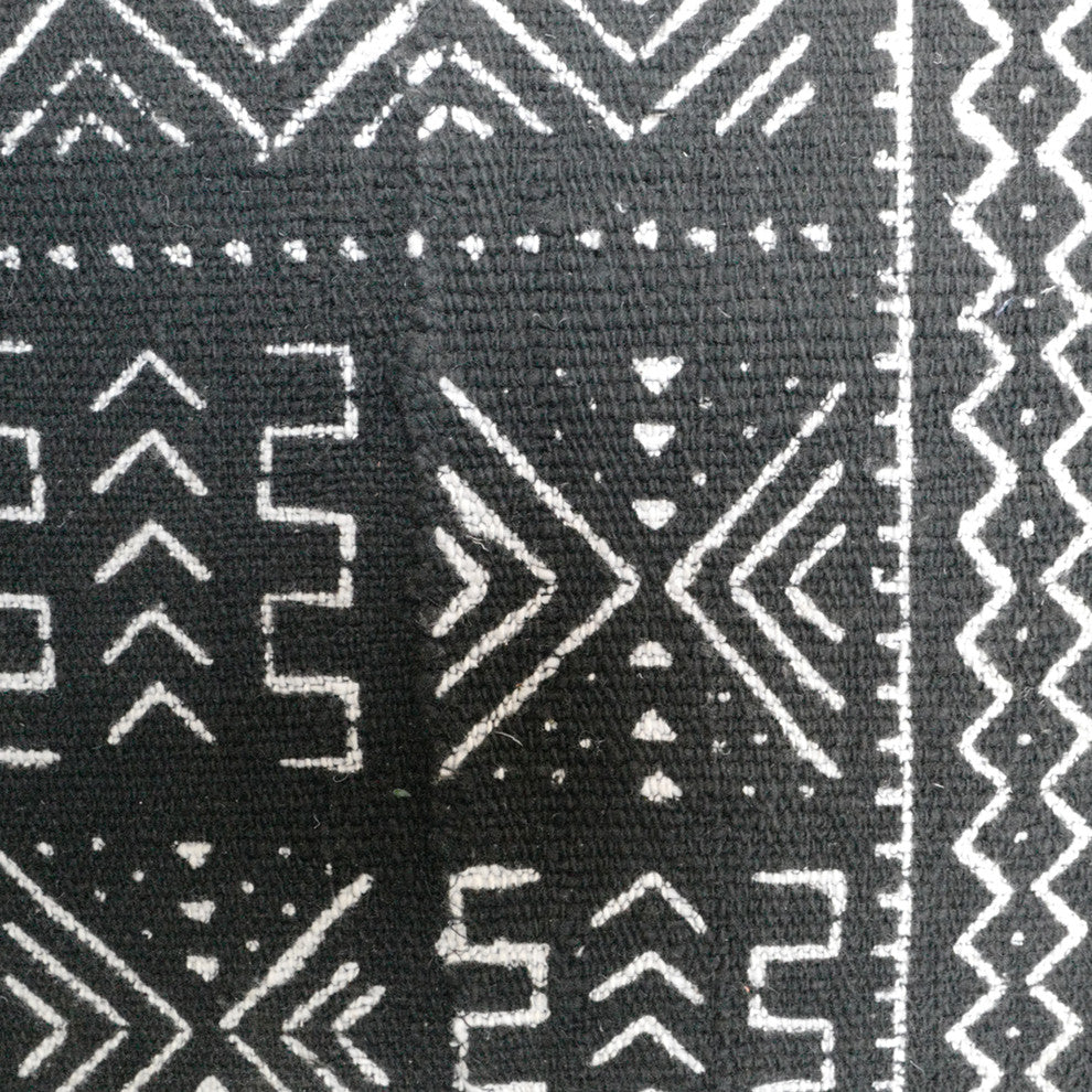 Mudcloth Black & White Side Chair