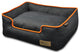 Lounge Bed Denim, Orange, Small