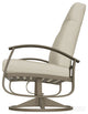 Belle Isle Cushion Deep Seat Outdoor Swivel Rocker, Huskie/Beachwood