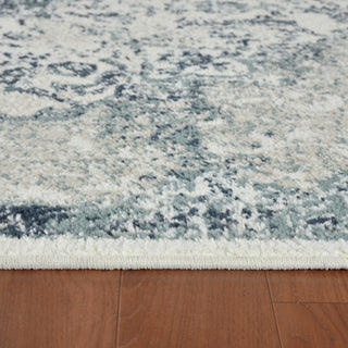 Athinai Cholet Blue Medallion Area Rug, 2'x3'