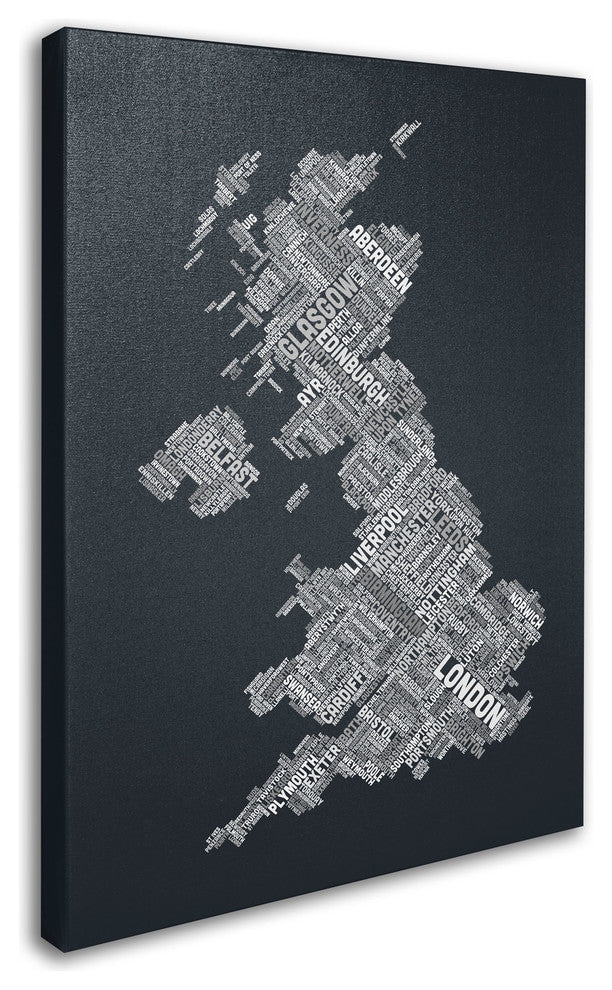 'United Kingdom V' Canvas Art by Michael Tompsett
