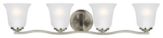 Emmons 4-Light Wall/Bath, Brushed Nickel