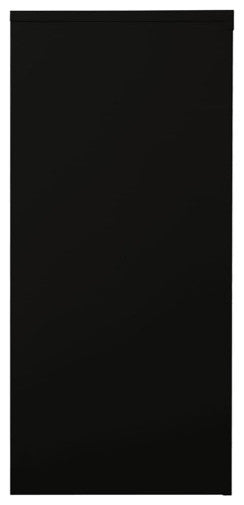 vidaXL Storage Cabinet Buffet Cabinet Sideboard Accent Cabinet Black Steel
