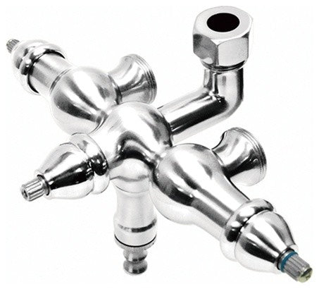 Kingston Brass Down Spout Faucet, Polished Chrome