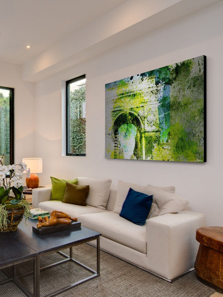 "Waverly Pl" Print on Brushed Aluminum, 60"x40"