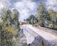 Alfred Sisley Bridge over the Orvanne near Moret Gallery Wrapped Canvas Print