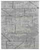 Weave & Wander Rheed Wool Rug, Light Gray/Brown, 2ft x 3ft Rug