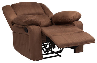 Harmony Series Chocolate Brown Microfiber Recliner